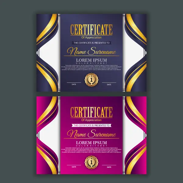digital foil stamping to create certificates